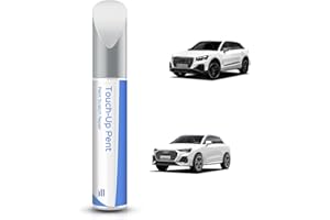 PARTS4EV LS9R/2Y Peinture de retouche effet glacier blanc métallisé – Correspondance exacte pour Audi Q3/Q2L – Réparation des rayures et des éclats