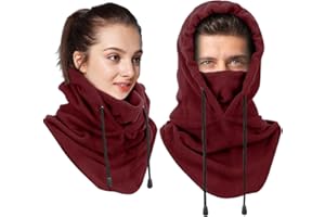 VICTERR Pasamontañas, Balaclava Máscara Moto Invierno Esquí Máscaras Faciales a Prueba Viento Calentador de Cuello Multifuncional Máscara para Esquiar Corriendo Ciclismo Deportes Aire Libre Unisex