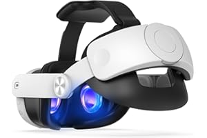 Sangle de tête pour Meta Quest 3, NEWENMO, compatible avec Oculus Quest 3, sangle de tête réglable en noir ou gris pour une réalité virtuelle confortable et légère