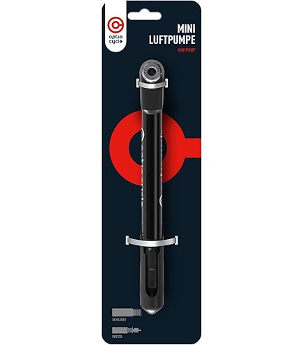 Mini Fahrradpumpe 120 PSI - Mit Halterung Für Fahrradrahmen