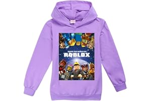 CKCKTZ Felpa con cappuccio per bambini Roblox con cappuccio unisex per bambini, a maniche lunghe, regalo di compleanno