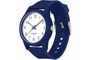 SOCICO Kids Analog Watches for Boys & Girls - 50M Waterproof, Easy to Read for Ages 3-12 - Perfect for Birthdays, Christmas & Children's Day Gifts