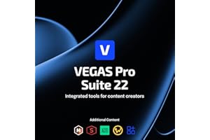 VEGAS Pro Suite 22 - La suite tout-en-un pour la vidéo, l'audio et la postproduction | logiciel d'édition vidéo | logiciel de montage vidéo | Windows 10/11 PC | 1 licence