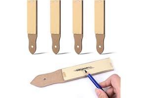 AFCJLTO 4pcs Taille-Crayons Abrasifs en Papier, Outils indispensables pour Aiguiser les Crayons de Papier, Accessoires de Peinture et de Dessin pour Étudiants, Amateurs et Débutants, Outil pratique