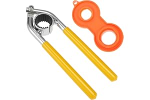 BDHYYM Lot de 2 clés pour aérateurs - En acier inoxydable - Clé et clé de robinet - Spécification en plastique - Multi régulateur de jet pour salle de bain et cuisine