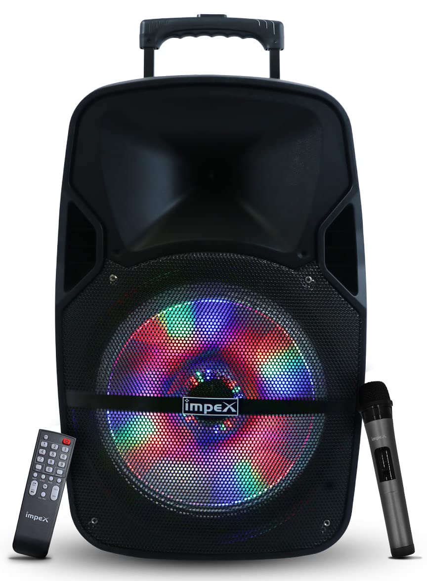 Impex Party Speaker ST-80AN Review: Portable 55W Trolley Speaker with LED Lights