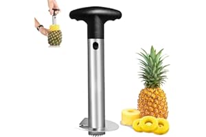 BSYFOP Pineapple Cutter Slicer and Corer, Pineapple Corer, Pineapple Cutter Portable Fruit Cutter, Slicer Pineapple Corer and Slicer Use for Home Kitchen Camping