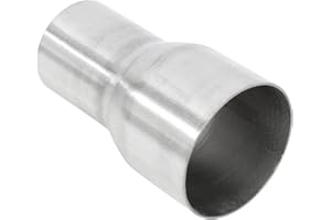 Carkio Exhaust - Adattatore universale per tubi componenti, in acciaio inox, 51 mm, OD a 64 mm