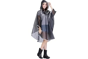 Pozlle Chubasquero mujer impermeable,Hombre y mujer poncho impermeable,Adecuado para diversas actividades al aire libre y ciclismo