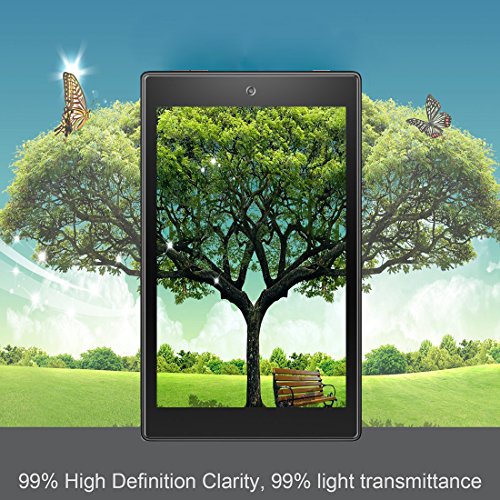 iVoler Schutzfolie Panzerglas Folie Displayschutzfolie für Neue Fire HD 8 [2017 Version] / Fire HD 8 [2016 Version] / Fire HD 8 [2015 Version] - 8