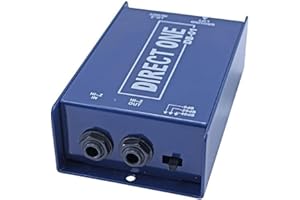 YOVUS Passive Di direct box 1/4" instrument to balanced & unbalanced XLR