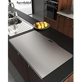Paslanmaz &Ccedil;elik Tezgahlık Tezgah Koruyucu &ndash; Tek B&uuml;k&uuml;m 50x80cm - 304 Kalite