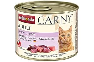 Animonda Carny Adult Karma dla Kotów, Indyk/Jagnięcina, 6 x 200 g
