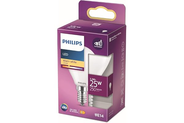 9290013454A LED E14 lampa, 25 W, droppform, matt, varmvit, 1 bit (förpackning om 1)