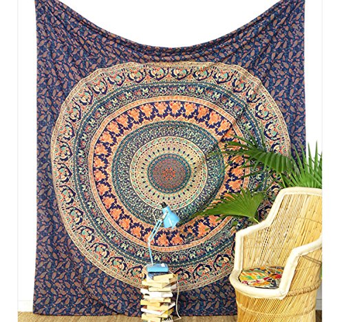 Goood Mal Queen Size Mandala Tapisserie Wand hängen Dekor Große Bohemian Hippie-Style Strand