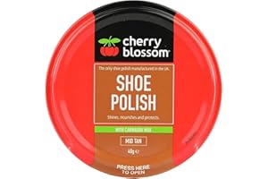 DTD QUALITY MATTERS Cherry Blossom Shoe Polish Shines, Nourishes & Protects With Carnauba Wax Available In All Styles Preventing Footwear From Cracking Available In All Traditional Colours