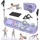 Zamanlayıcılı Akıllı Pilates Tahtası - &Ccedil;ok Fonksiyonlu Ev Tipi Full Body Fitness ve Şınav Seti