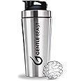 GENTLE BEAST Stainless Steel Gym Shaker Bottle | Shaker Bottles for Protein Shake | 100% Leakproof Protein Shaker | Sipper Bottle Pre Workout Steel Shaker with Measurement 750ml