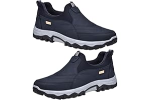 AZMAHT Scarpe Impermeabili Uomo Scarpe Slip-on Mocassini Scarpe Uomo Senza Lacci Scarpe Uomo Invernali Scarpe Ortopediche Uomo Scarpe Uomo Invernali