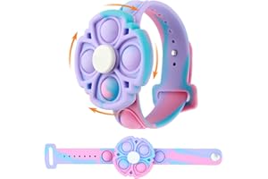 Sichy Pop Bracelet it Fidget Toys Pack, Stress Relief and Anti-Anxiety Silicone Wristband Fidget Bracelet Birtyday Party Gifts, Wearable Decompression Wristband Fidgets Sensory Toys for Girls Boys
