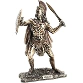 Veronese Design 8 1/8 "Uzun Theseus Atina Yunan Kahramanı Soğuk D&ouml;k&uuml;m Bronz Re&ccedil;ine Heykel