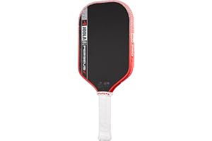 JOOLA Pro V Pickleball Paddle - 14mm/16mm - Raw Carbon Fiber Textured Surface - Enhanced Frame & Propulsion Core, USAPA & UPA-A Certified, NFC Chip Enabled, Premium Control & Lightweight Performance