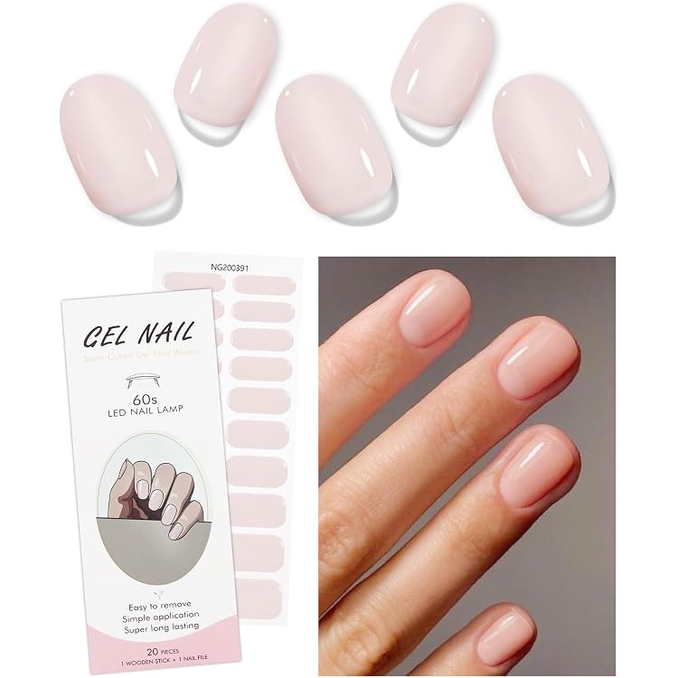 JMEOWIO Gel Nagelfolien Leopardenmuster – 20 Stück Selbstklebend, UV-härtend, Inkl. Feile & Stäbchen – Nageldesign Zubehör