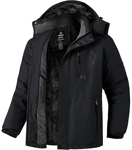 Veste Softshell Homme/Femme YOUCAI - Imperméable Coupe-Vent, Doublure Polaire - Pour Ski, Randonnée, Travail - 7