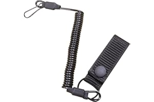 ZARADU Porte-CléS éLastique en Paracorde - Tactical Lanyard Spiralé Tether- Paracord Tactical Lanyard,pour l'escalade, La RandonnéE, Le Camping Et La Vie en Plein Air