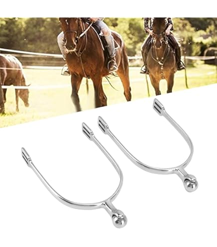 Cinghie Per Speroni In Pelle - Regolabili, Fibbia Acciaio Inox, Stile Cowboy - Foto 10