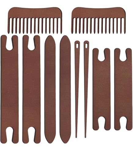 5PCS Weven Stok Shuttles Beuken Gehaakte Naald Houten Hand Weefgetouw Stok Set Naald Weven Gereedschappen voor DIY Gebreide Ambachten
