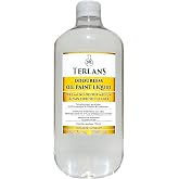 TERLANS Kokusuz Terebentin 1000 ml | Yağlı Boya İnceltici | Kokusuz, D&uuml;ş&uuml;k U&ccedil;uculu Profesyonel Resim Malzemesi ve At&ouml;lye Kull