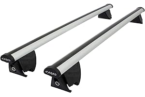 GENERIC Barre portatutto FARAD HILO + ALU compatibili con VOLVO XC60 dal 2008 al 2017 con corrimani bassi railing integrati