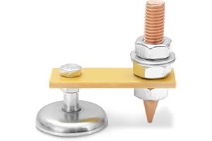 Lnopever Collegamento a Terra con Magnete,Testa Singola Testa di Saldatura Magnetica Morsetto di Terra per Saldatura Saldatura Accessori per Saldatura Riparazione Auto ammaccature Spotter Accessori