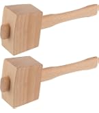 Am-Tech Holzhammer, 11,4 Cm – Handliches Werkzeug Für DIY-Projekte, Heimwerker & Kleine Reparaturen