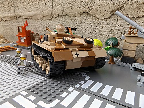 Modbrix 2465 – ✠ Bausteine Jagd Panzer STURMGESCHÜTZ III AUSF. G Panzer inkl. custom Wehrmacht Soldaten aus original Lego© Teilen ✠ - 8