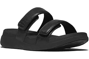 Fitflop Women's F-mode Go Adjustable Flatform Two-bar SlidesSlide Sandal