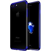 Microsonic Apple iPhone 8 Plus Kılıf Skyfall Transparent Clear Mavi