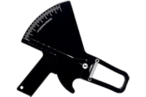 EVISEN SPORT Plicómetro Profesional Medidor De Grasa Corporal - Adipómetro Lipocalibre De Alta Precisión con Manual De Antropometría