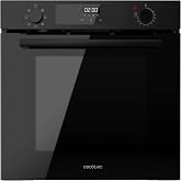 Cecotec Bolero Hexa M226000 Glass Black A. 2800W, 72L, 7 Functions, Grill Mode, Fan Assisted Grill, Convection Mode, Defrost,