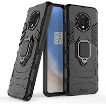 LuluMain Handyhülle Für OnePlus 8 Pro – Mit Ringständer & Magnet – Doppelte Schutzschicht, Schwarz