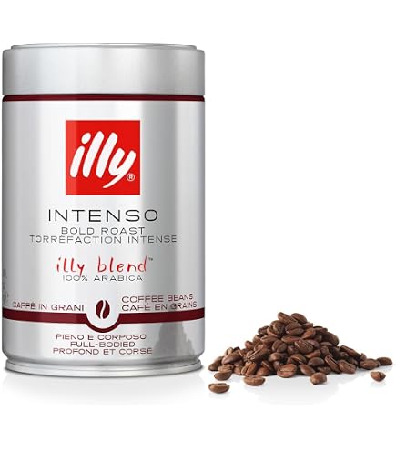 Illy Intenso Bold Roast Coffee Beans (Pack Of 2) 250g Each