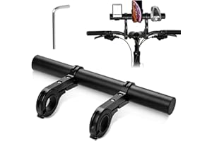 NHYDZSZ Estensione Manubrio Bicicletta,Manubrio Bicicletta Estensore 20cm,Bicicletta Manubrio Extender in Lega Alluminio per Manubrio di 18-34 mm,Per La Bici GPS Telefono Cellulare Tachimetro