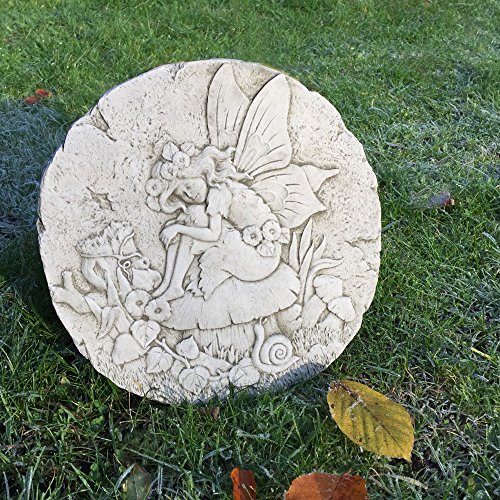 Antikas – Mauerdekoration Feen und Elfen Relief – Elfe als Schmetterling Dekoration Elfe - 2