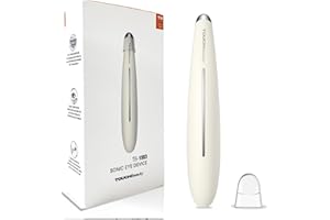 ‎TOUCHBEAUTY Elektrisches Augenmassagegerät mit Wärme & Vibration, Augenmassagegerät mit Wärme (40℃), Tragbarer Gesichtsmassagegerät mit Berührungssensor, Ein idealer Weihnachtstag