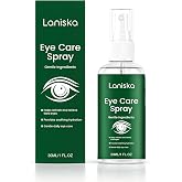 Moisturizing Eye Spray 1 fl oz with Lutein, Calendula and Vitamin E | Lightweight mist for daily eye contour care, suitable f