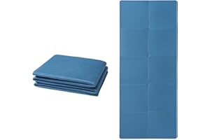 Good Nite Klappbare Yogamatte Rutschfest Tragbare Fitnessmatte Faltbar Leicht Gymnastikmatte Pilates Sport Reiseyogamatte 183 x 61 x 0.6 cm