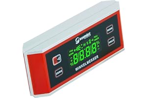 SCHMIDT security tools Inclinador digital LCD medidor de ángulo magnético IP65