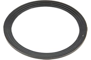 tecuro Gummi-Dichtung für Siebkorbablauf 3 1/2 Zoll (Küchenspüle) - Ø110 mm x Ø86 mm x 5 mm schwarz - 588115