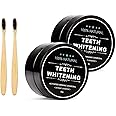 ORiTi 2-Pack Teeth Whitening Charcoal Powder + Bamboo Brush Oral Care Sets